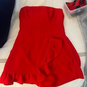Chloe Dao Red Romper